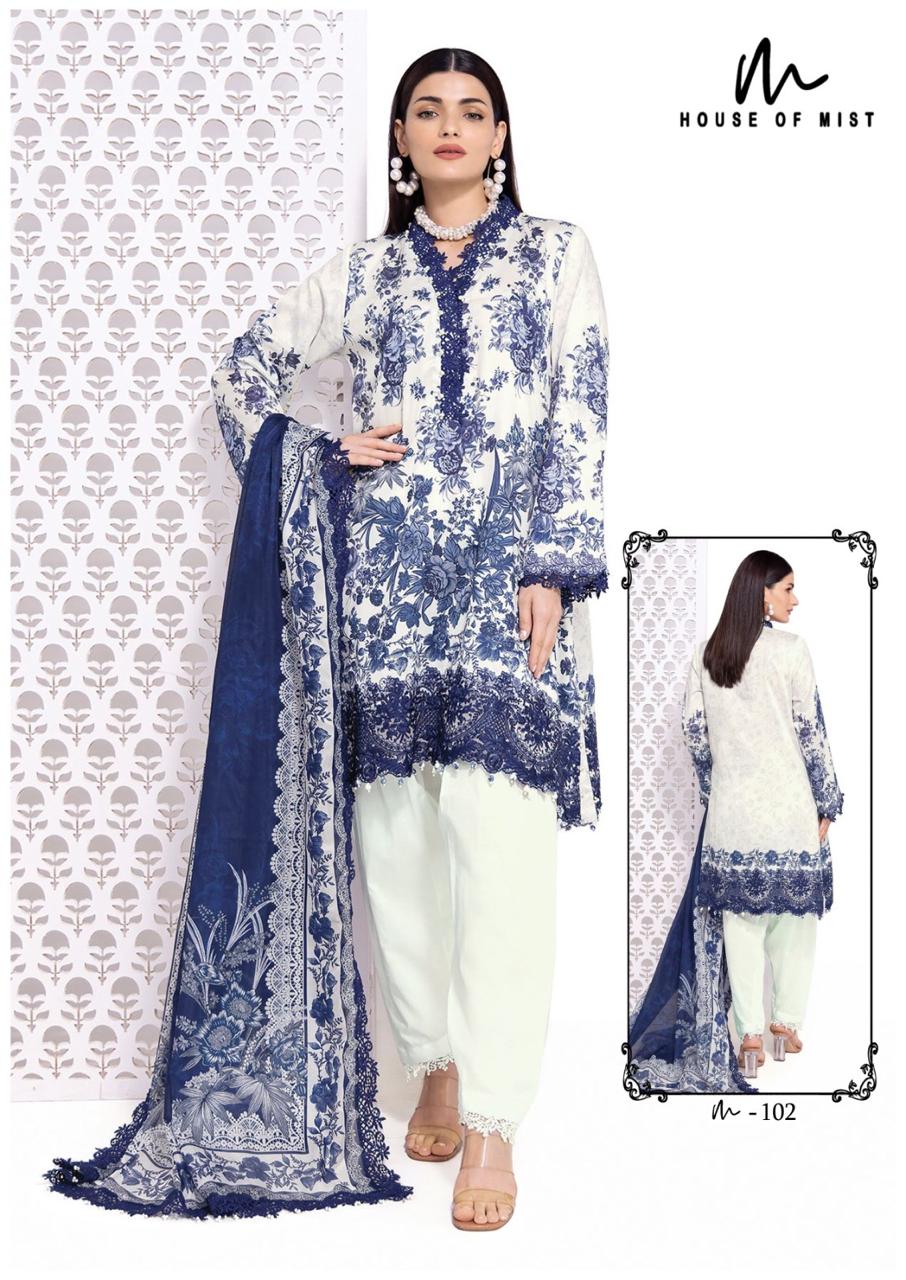 Ghazal Vol 11 By House Of Mist Printed Cotton Dress Material Surat Wholesale Market